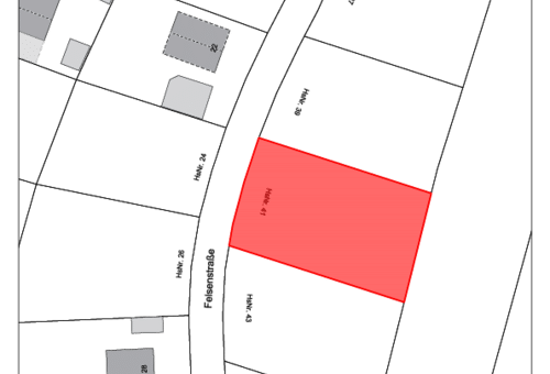 1 Baugrundstück im Neubaugebiet Felsenstraße Ost zu verkaufen